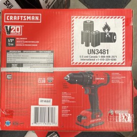 Craftsman 🔥NEW🔥CRAFTSMAN 20V DRILL/DRIVER KIT W/ BATTERY & CHARGER CMCD700D1