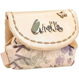 ANEKKE Pachamama Wallet with Flap Cover, Beige, Multi-Colour, 15 x 9 x 4 cm, multicoloured