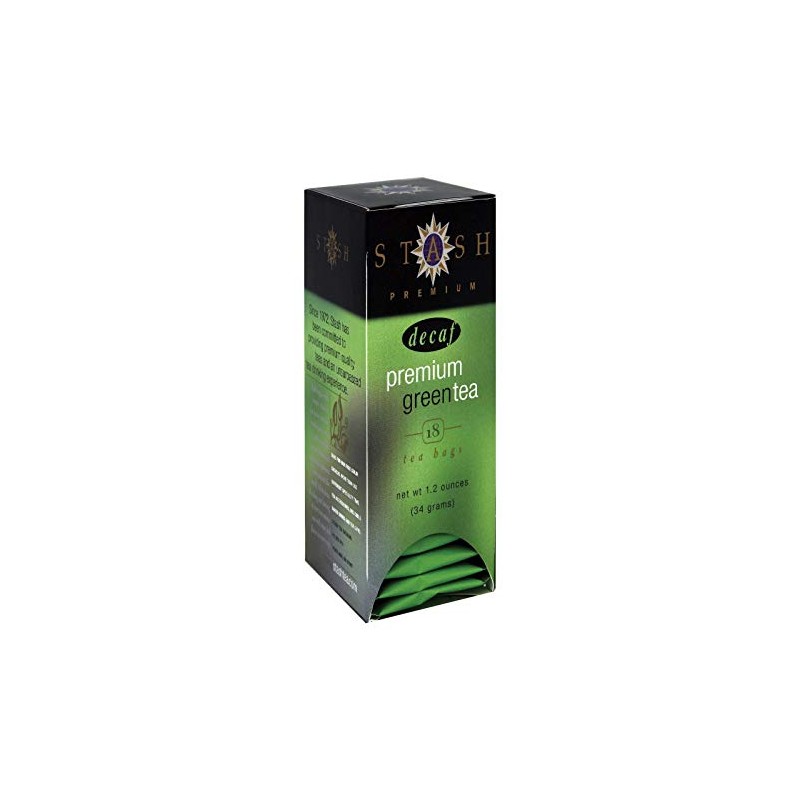 STASH TEA Decaf Premium Green Tea Bags, 18 CT