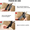 Clip Magnético para Sombreros de Viaje, Silicona, 2 Piezas Manos