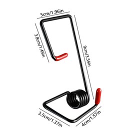 ZIXIANGKEJI 6pcs Windshield Wiper Arm Pressure Spring Booster Car Tension Spring Set for Windscreen Stand Metal Arm Assist Spring Improved Visibility in Rain/Snow Enhance Wiper Performance(K34-6)