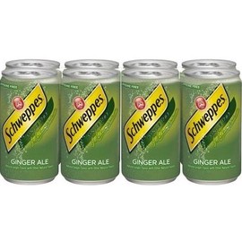 Schweppes Ginger Ale in 7.5 Oz Cans - 24 Cans