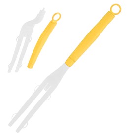 Engorgio Duster Handle Compatible with Swiffer Duster,Extendable Duster Mop Handle Replacement Handles for Swiffer Duster Handle Refill,Replaceable Small Duster Refill Handle for Tight Spaces(Yellow,1Pcs)