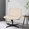 No brand Criss Cross Chair Legged Office Wide Comfy Desk