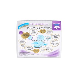 [Bulk Purchase] Laurier Happy Bare Skin, Ultra Slim, For Especially Heavy Days, With Feathers, 9.8 inches (25 cm), 17 Pieces x 3 Sets (51 Pieces)