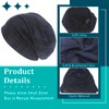 Ruphedy Men Slouchy Beanie Summer Long Oversize Thin Lightweight Skull