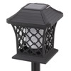 Solar Flame LED Lights Simulation Flickering Flame Grid Shape for