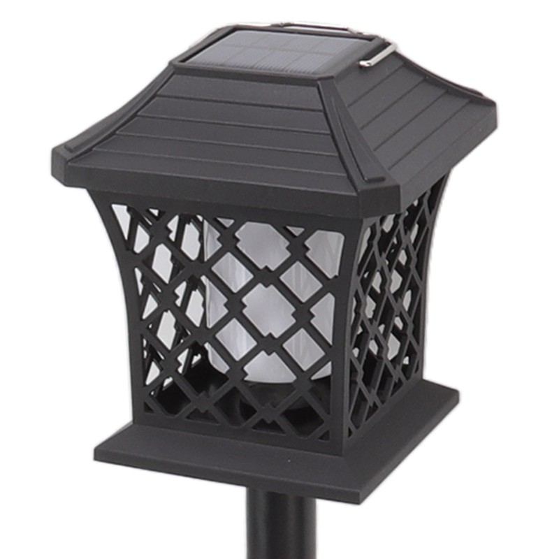Solar Flame LED Lights Simulation Flickering Flame Grid Shape for