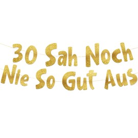 Funny 30th Birthday Banner 30 Never Looked So Good Party Supplies