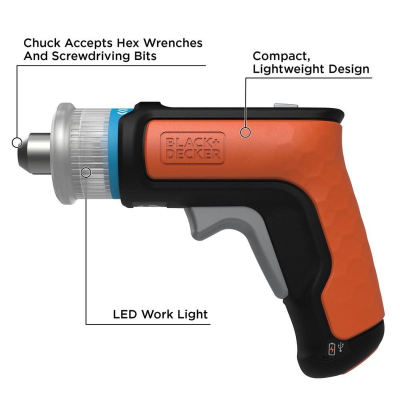BLACK+DECKER BCRTA601I Cordless Furniture Assembly Tool/Screwdriver