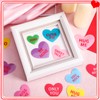 MARFOREVER 50 Pcs Valentine's Day Window Gel Clings Party Decorations