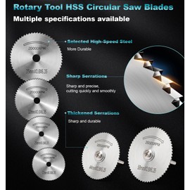 Cutting Wheel Set, 44Pcs Pro Cutting Wheels Kit for Dremel Cut Off Wheels, Resin Cutting Discs, 545 Diamond Cutting Wheels, HSS Circular Saw Blades, Rotary Tool Kit for Metal/Wood/Plastic/Glass/Stone