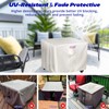 Topcover Fire Table Cover - Waterproof 600D Outdoor Firepit Covers