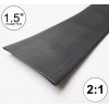 Yongli 1.5" ID Black Heat Shrink Tube 2:1 ratio wrap