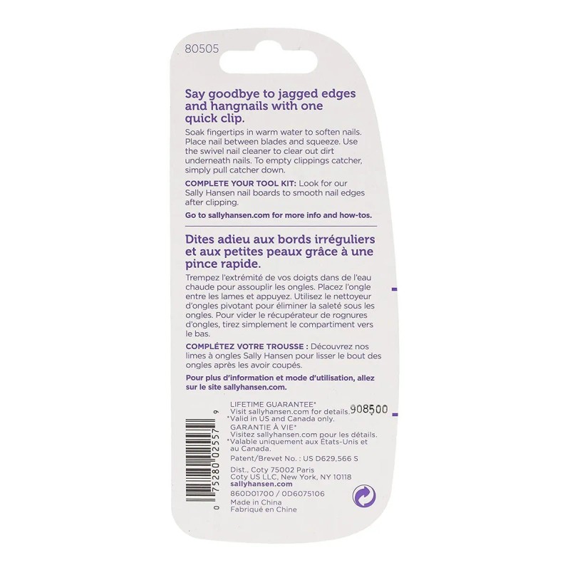 Sally Hansen Beauty Tools, Clip N Catch-control Grip Nail Cl