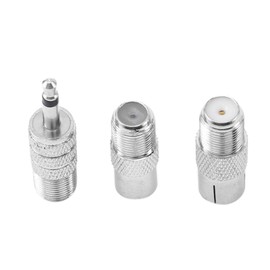 Aswalling FM Antenna for Indoor Stereo Receiver, Universal 75 Ohm/300 Ohm FM AM Radio Antenna Kit with Antenna Converter