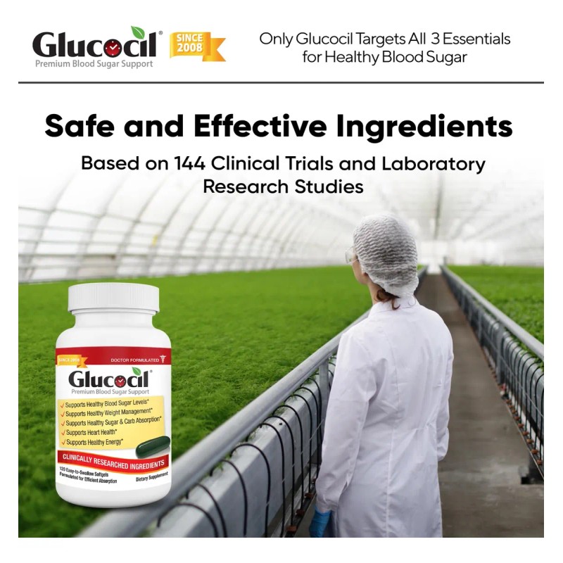 Glucocil Softgels - Apoyo Azúcar En Sangre Saludable