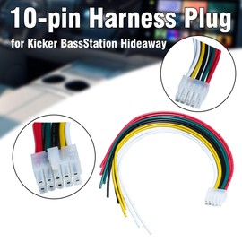 Kicker BassStation Power and Speaker Input Harness Plug for PT10 PT250 11PT8 11PHD12 11PH12 11HS8 46HS10
