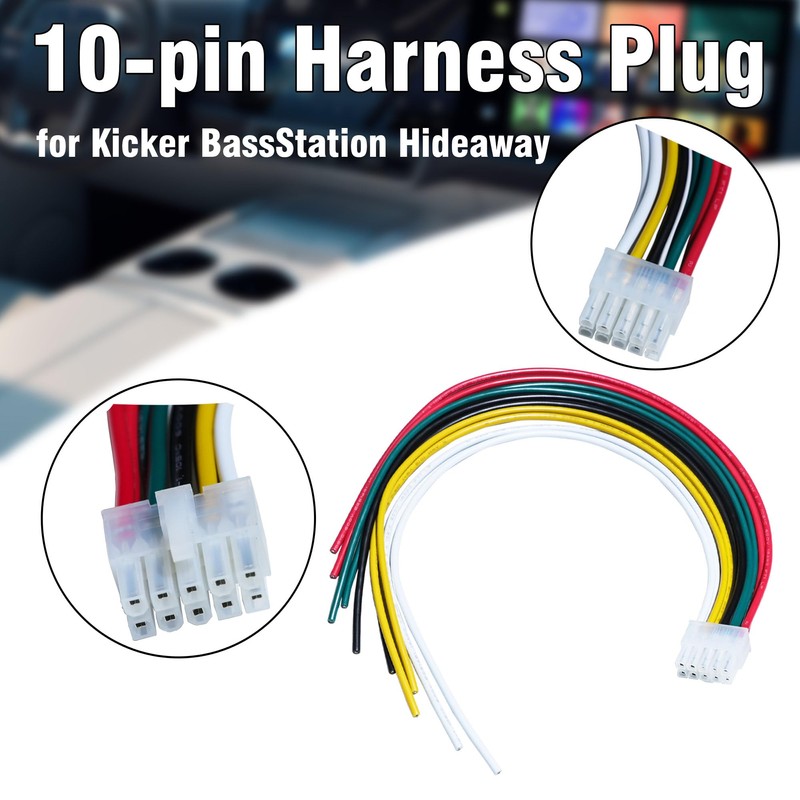 Kicker BassStation Power and Speaker Input Harness Plug for PT10