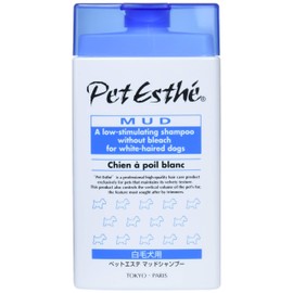 Nichidou Pet Este Mud Shampoo for White Haired Dogs, 11.8 fl oz (350 ml)