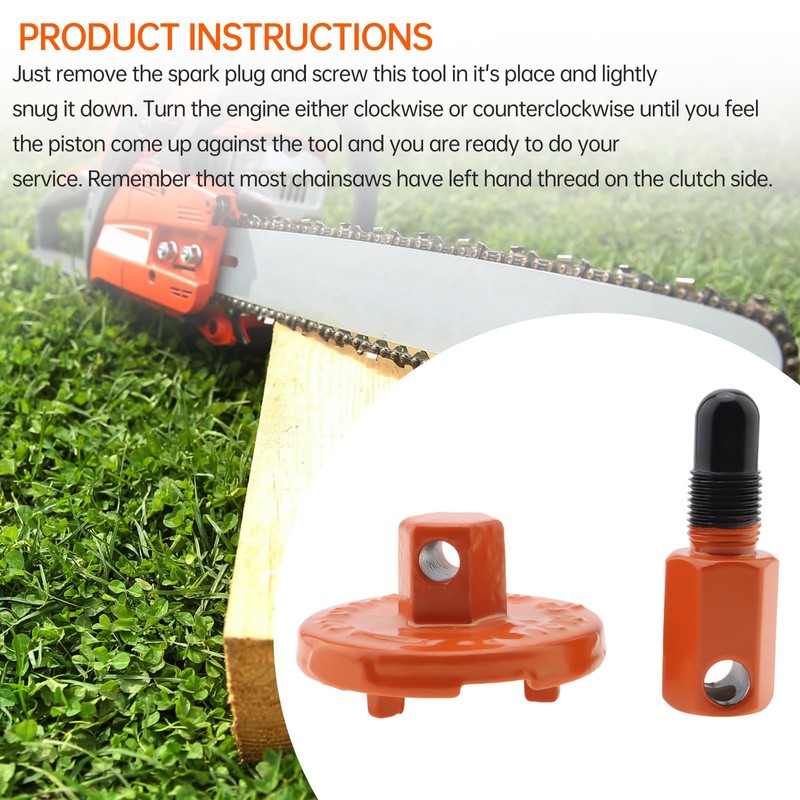 Windance 14mm Piston Stop Chainsaw Clutch Flywheel Removal Tools Fit
