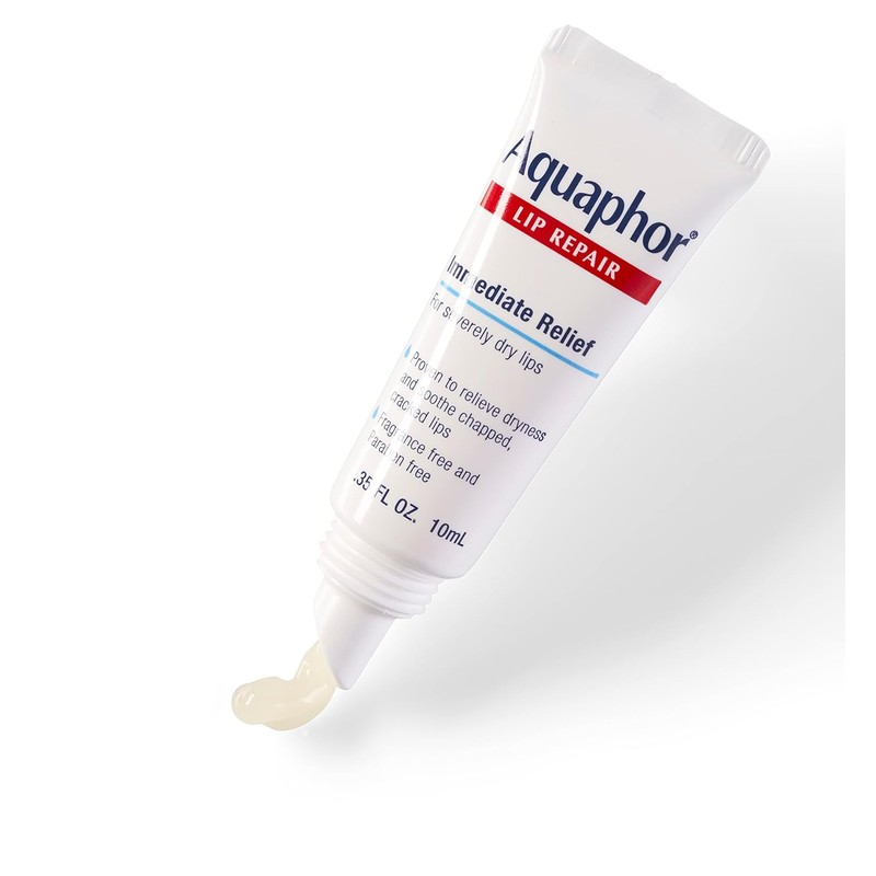 Aquaphor Lip Repair Ointment, Moisturizing Lip Balm Pack, Relieves Dryness,