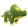 COZENTA Dinosaur Plush, Cute, Triceratops (Green, Green, 15.7 inches (40