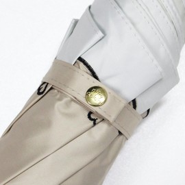 Nifty Colors 2456BG Folding Umbrella, Blackout Bicolor Heart Embroidery Mini