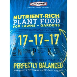 Weaver 5 lbs 17-17-17 ALL PURPOSE FERTILIZER for Vegetable Gardens Trees Plants & More
