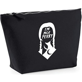 Hippowarehouse Wednesday Not Perky printed make up cosmetic wash bag 18x19x9cm