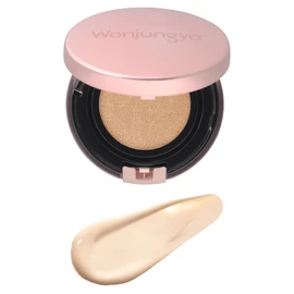 Wonjungyo SPF50+ PA+++ Fitting Cushion, Lasting 0.4 oz (13 g), Pale Yellow
