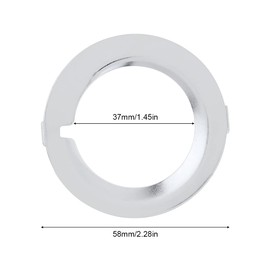 RTNLIT 4pcs Metal Lamp Shade Rings for Medium-Base Ceramic Sockets, Light Socket Shade Collar Ring Fixture Parts for the E26 Threaded Ceramic Socket Lock