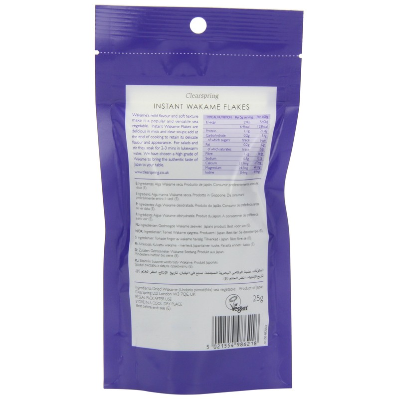 Clearspring Instant Wakame Flakes 25 G
