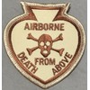 Airborne Embroidered Patch Death From Above