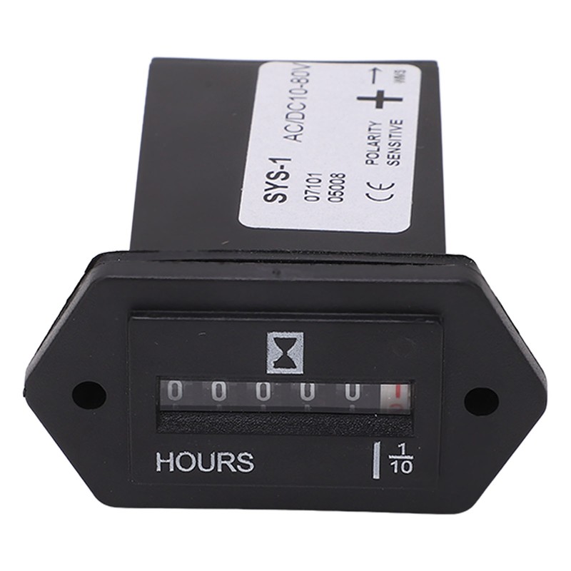 Electromagnetic Counter 0‑99999.9 6 Digit Industrial Pulse Totalizer for Machine