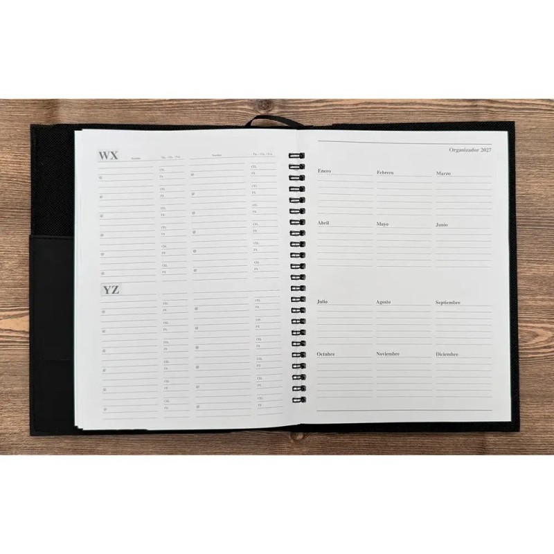 Agenda 2026 Semanal Personalizada Logo Y Nombre Grabadolaser