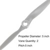 QUARKZMAN Pack of 5 x 5 Inch Propellers, RC Propeller,