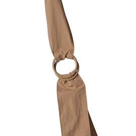 Thread Wallets Mini Slouchy Bag for Women - Crescent Sling Purse with Adjustable Strap & Zip Pocket, Unstructured & Foldable (Sand)