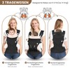 TOFFCAEA Baby Carrier - Ergonomic, Easy to Carry, Pure Cotton,