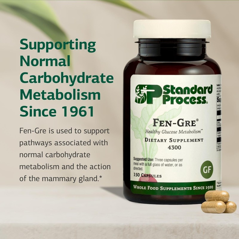 Standard Process Inc. Fen-Gre - with Rice Bran, Okra Fruit,