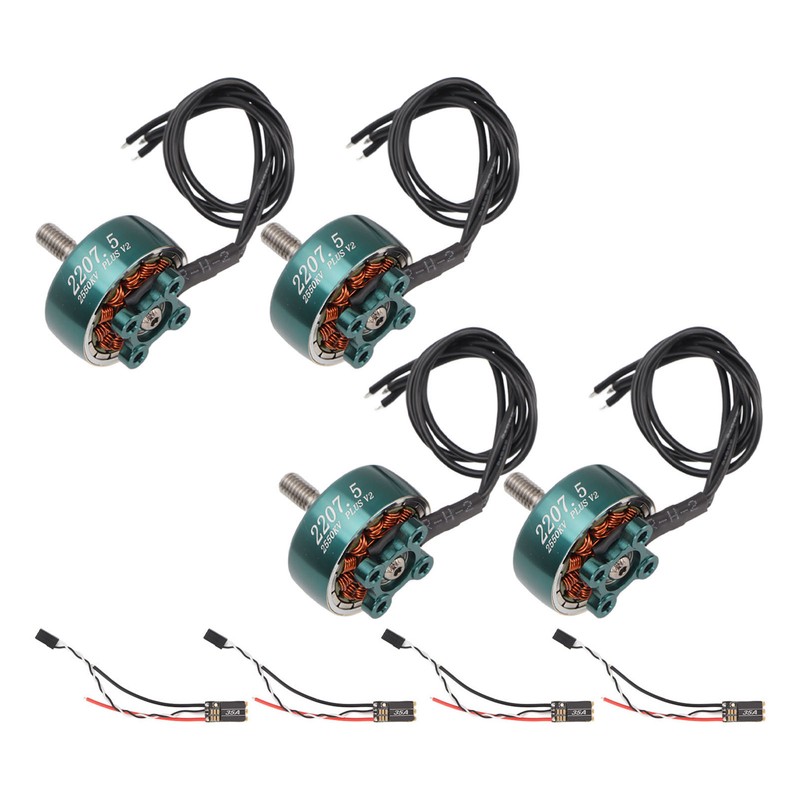 4 Sets Brushless Motor Kit 5mm Shaft Electric Motor with