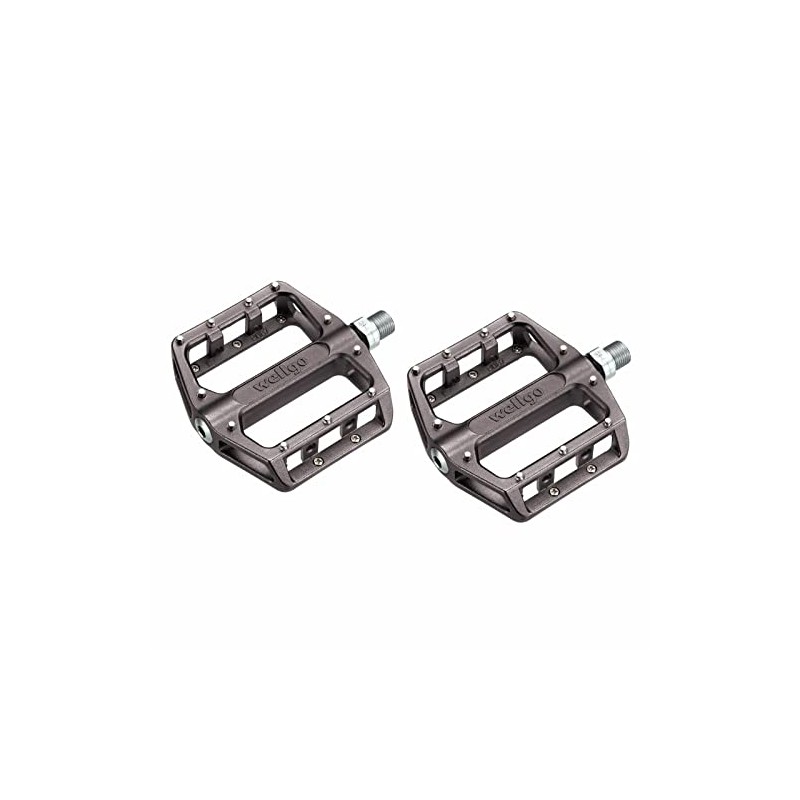 Wellgo B087U 9/16" Alloy Platform BMX/ATB Pedal - Silver