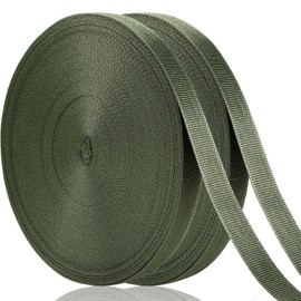 Shappy Tree Tie Strap Garden Webbing Strap Garden Plant Supports Tree Tie Staking and Guying for Outdoor Use, Plant Supports, Grafting, Straightening Supplies(Olivine,295 Feet x 1 Inch)