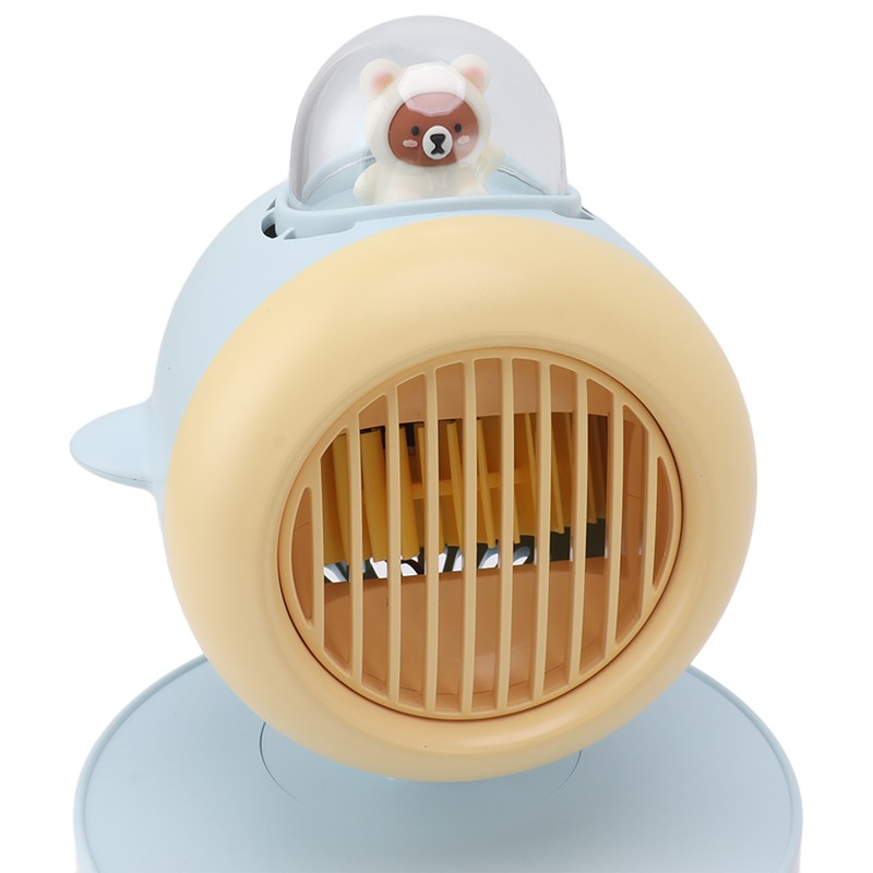 Mini Bear Cooling Fan USB Charging Misting Desktop Fan Table