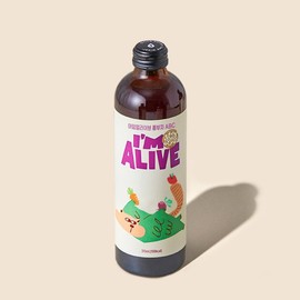 I'm Alive Organic Combucha 315ml Bottle 12 bottles / 아임얼라이브 유기농 콤부차 315ml BOTTLE 12병
