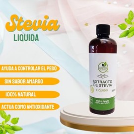 Green Concept Stevia Líquida 100% Natural 500 ml Endulzant en Gotas Cero Calorías, Vegano, Keto, Concentrada No Amarga