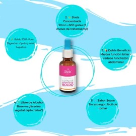 Gotas Boldo + Gomitas Probióticos / Mejorar La Digestión