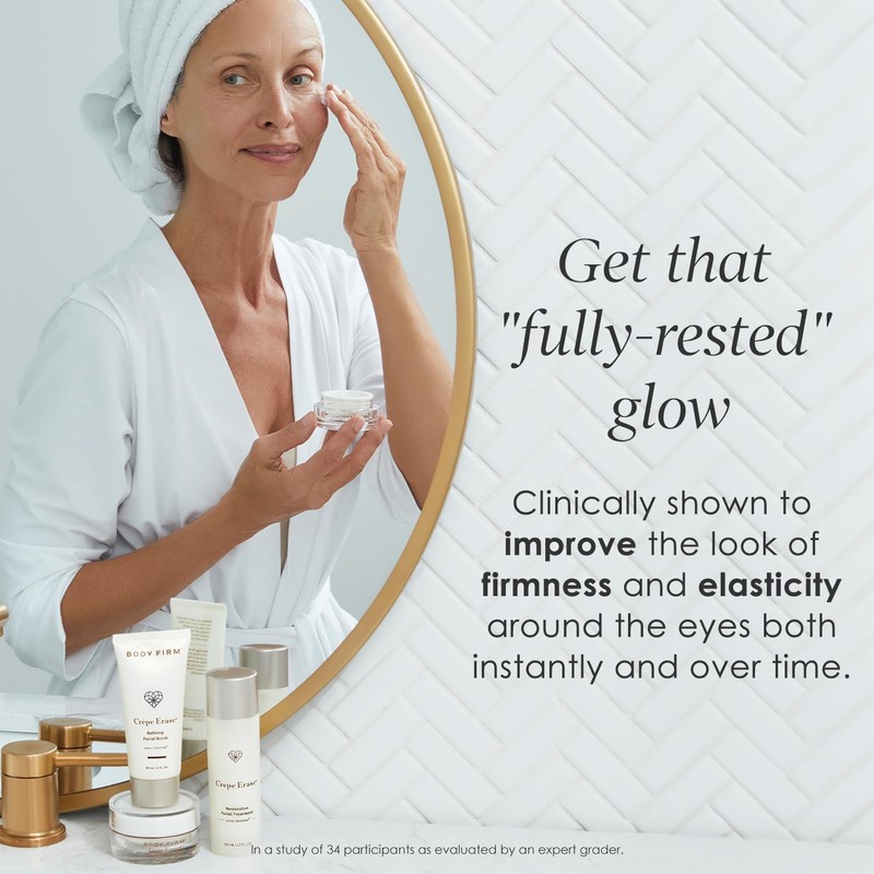 BODY FIRM Crepe Erase Flaw-Fix Advanced Eye Cream, Anti-Aging Wrinkle