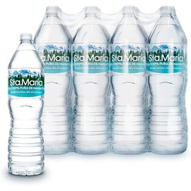 Agua purificada de Manantial  1.5 Lt, Paquete de 12 Piezas / Sta. Maria