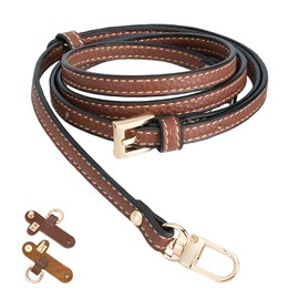 SHYSBV Longchamp Women's Leather Adjustable Shoulder Strap with Organiser - Replacement Strap for Mini Bag Compatible (1.2 cm)